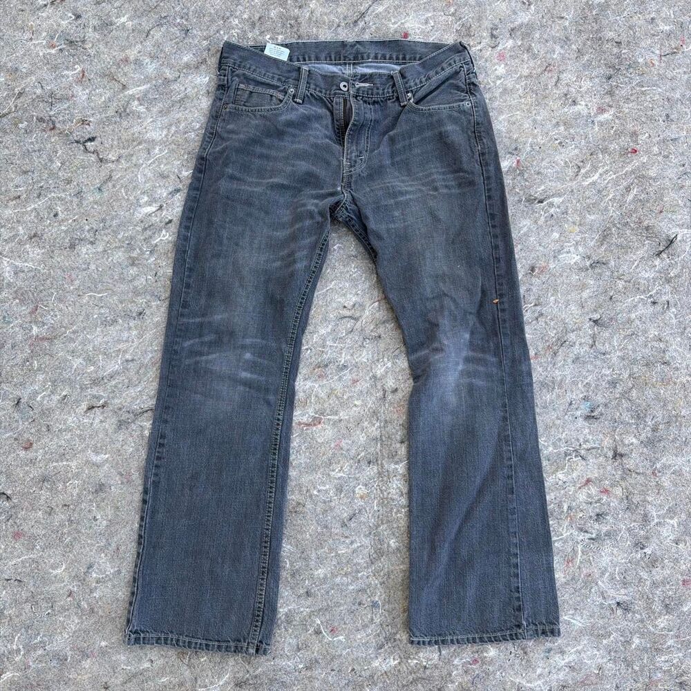 Levi-s Men's Black and Grey Jeans